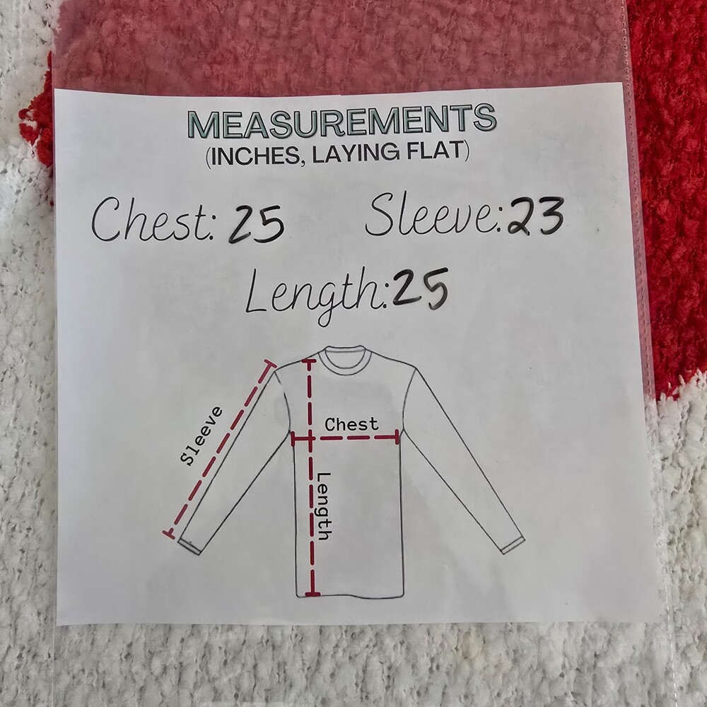 Mainstrip Sweater White Red Heart Distressed Grunge Size L - Picture 6 of 6